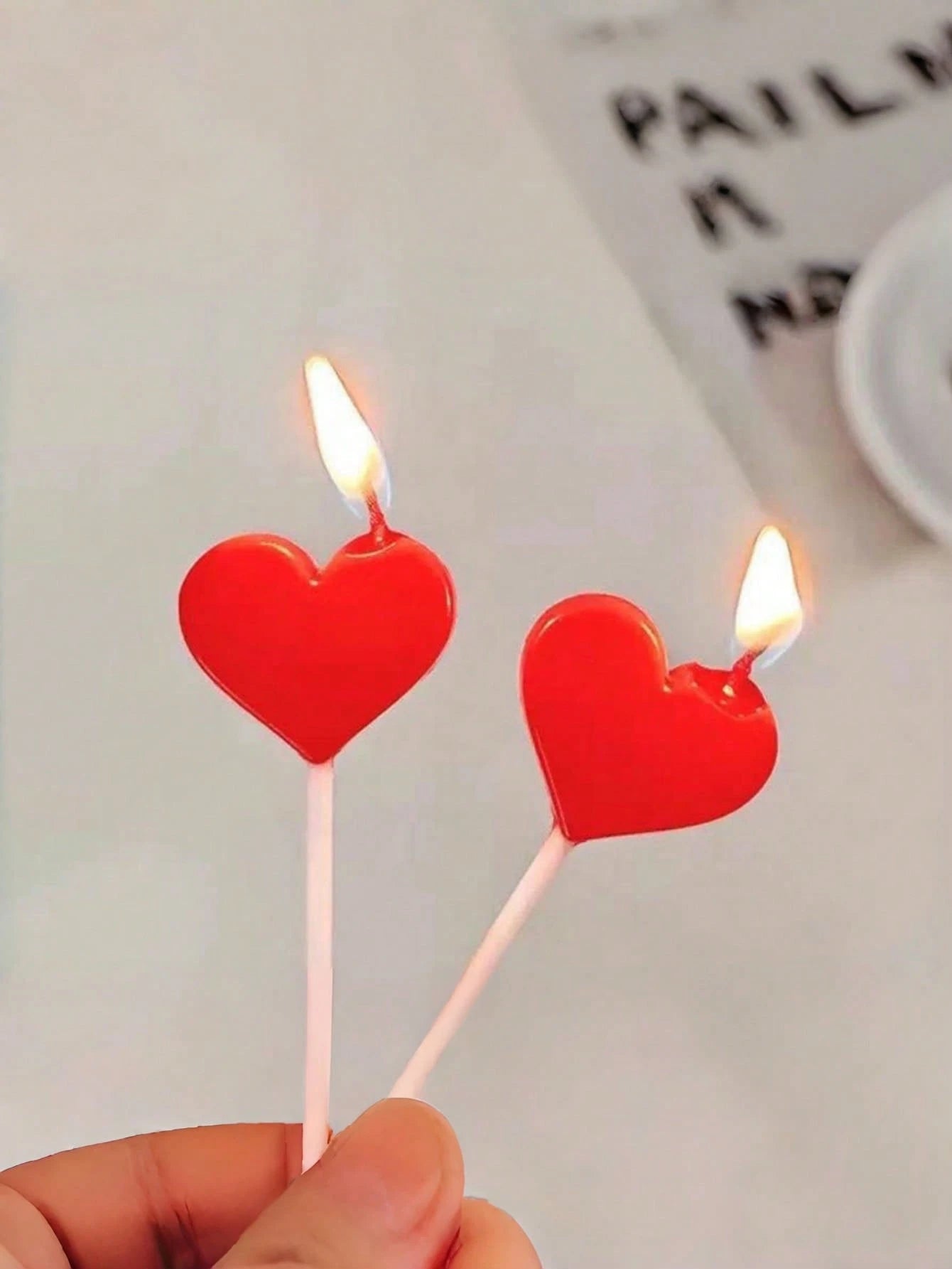 Heart candles