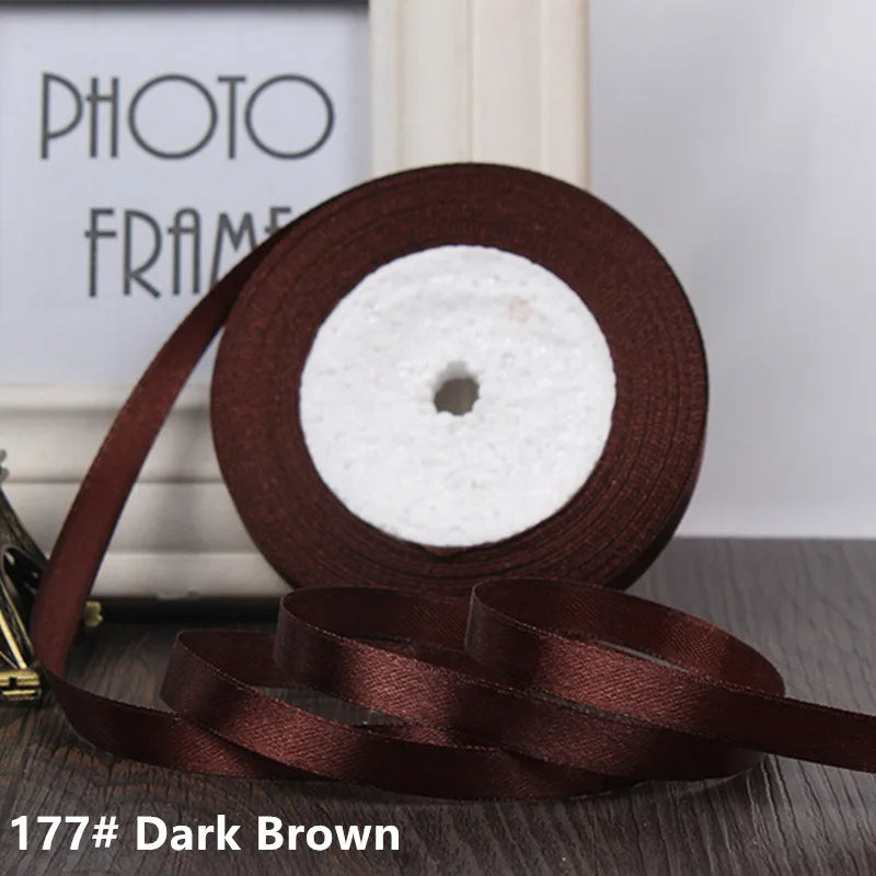 25Yards/Roll Grosgrain Satin ribbons wide6mm-50mm