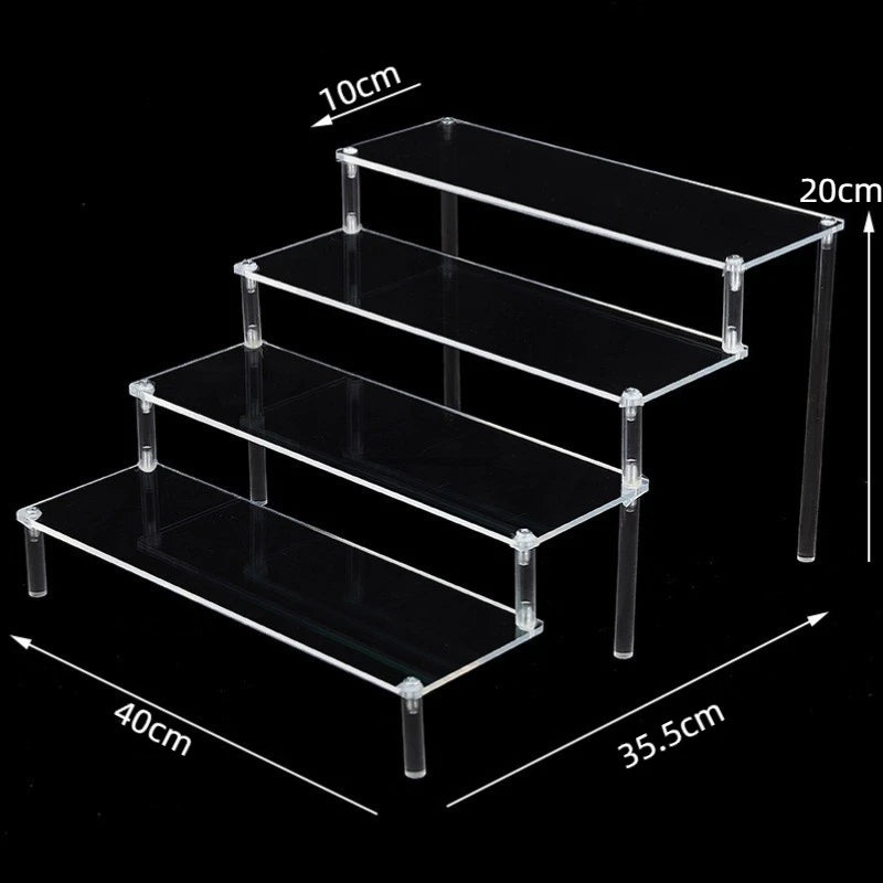 1-5 Tier Clear Acrylic Display Stand