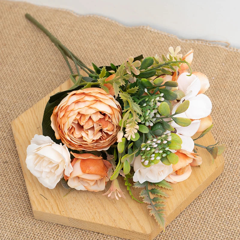 Silk Artificial rose flowers