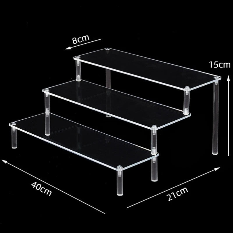 1-5 Tier Clear Acrylic Display Stand