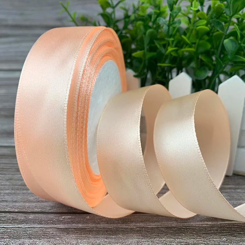 Satin ribbons 25 Yards/Roll