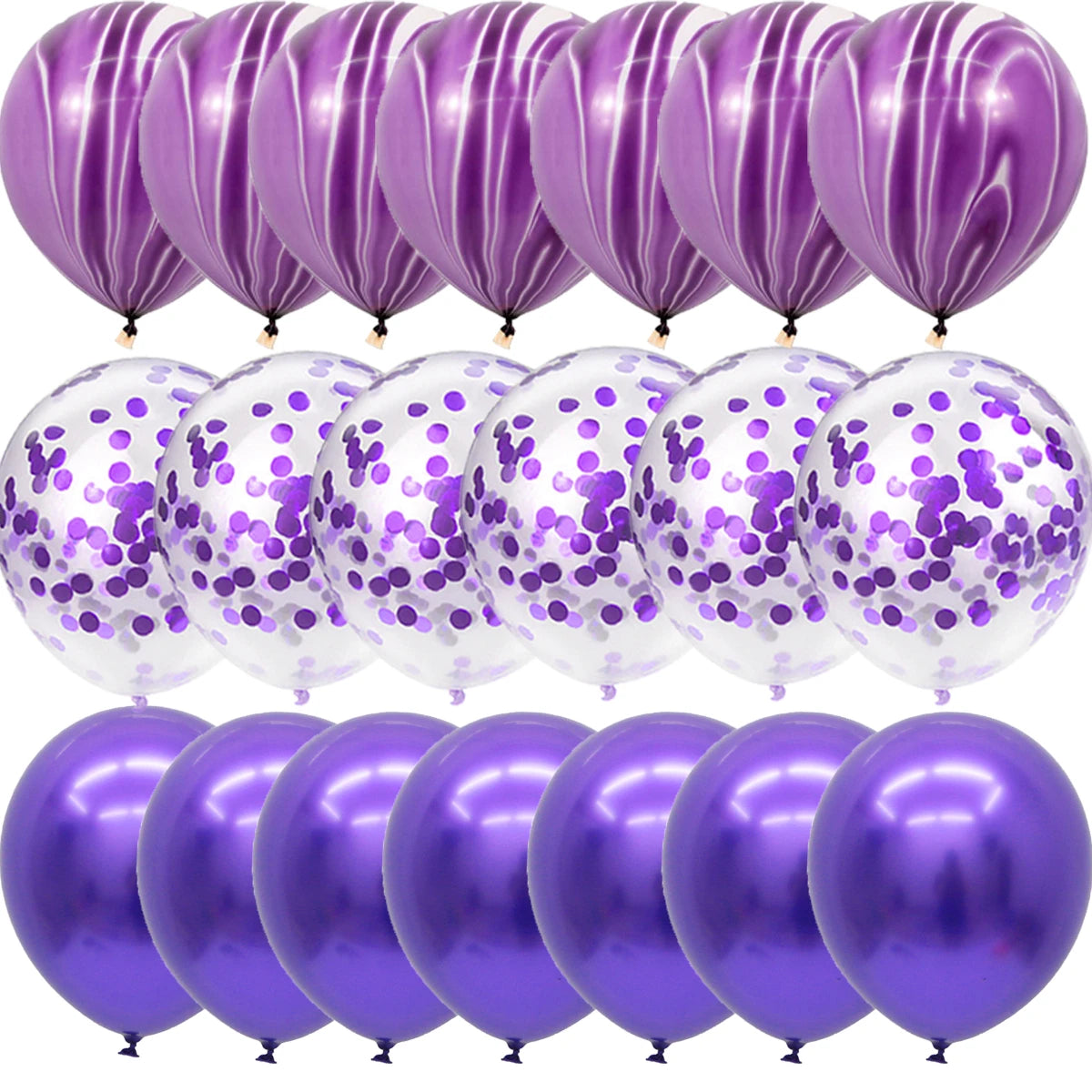 Agate Marble Balloons 40 Pcs