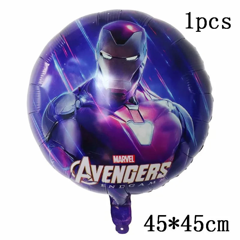 3D Superhero Foil Balloons – Spiderman & Iron Man