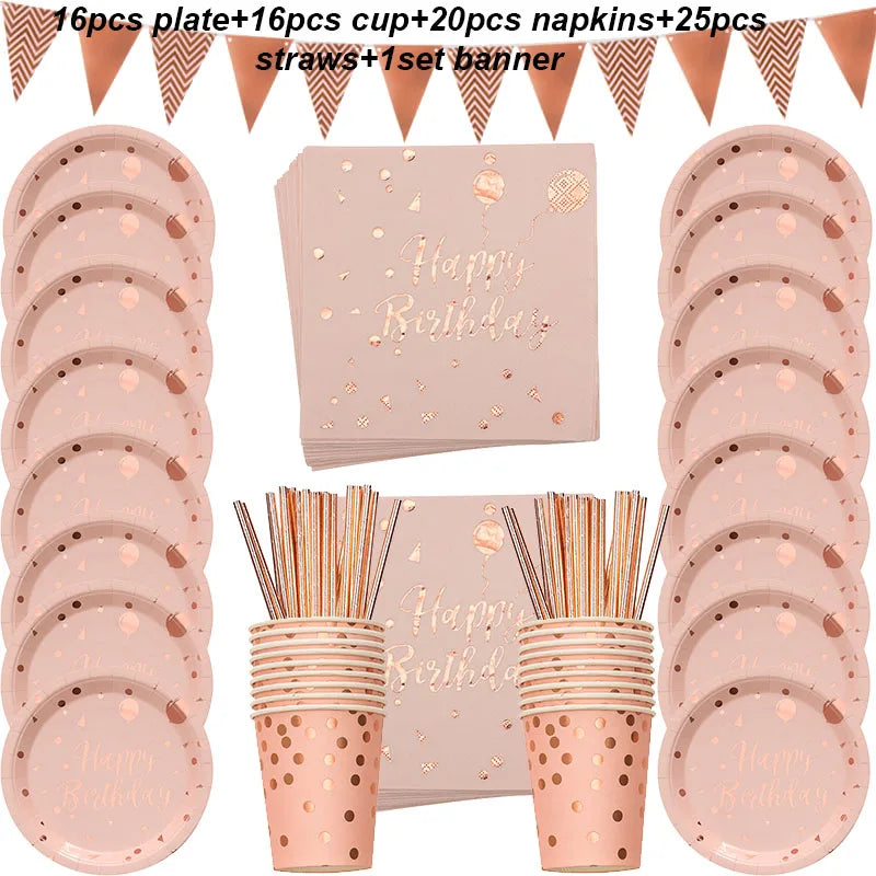 Decorations Rose Gold