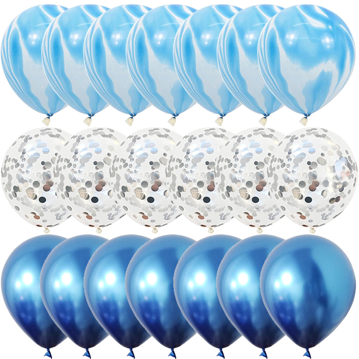 Agate Marble Balloons 40 Pcs