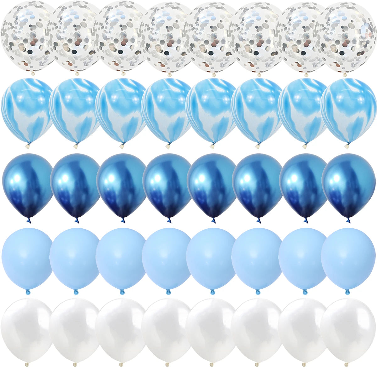 Agate Marble Balloons 40 Pcs