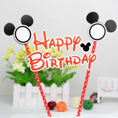 Mickey figure candles