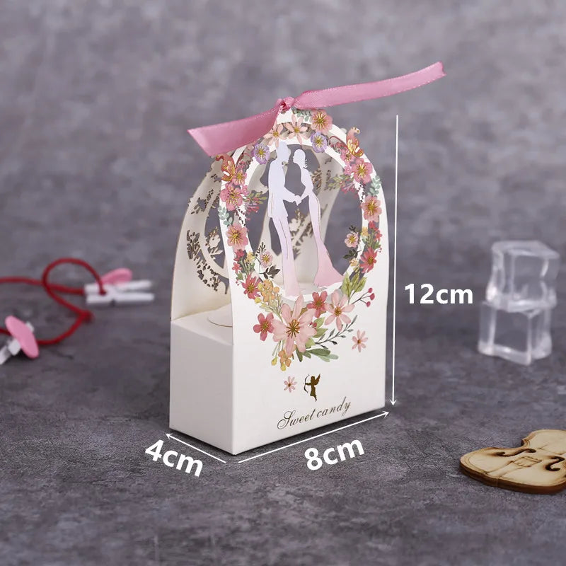 Small gift box for wedding sweet candy 10/20/50pcs