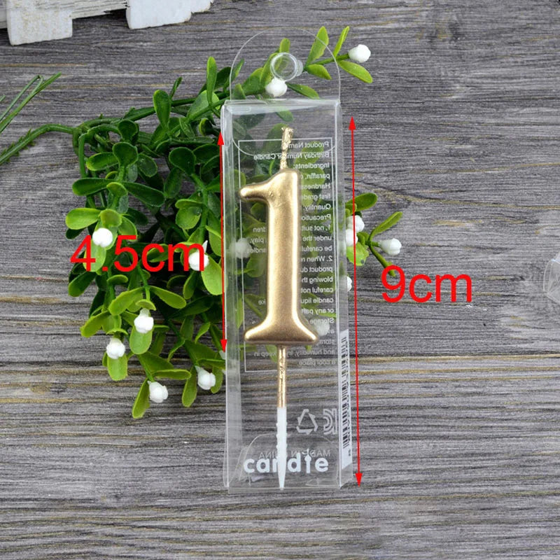 1Pcs number cake topper candles
