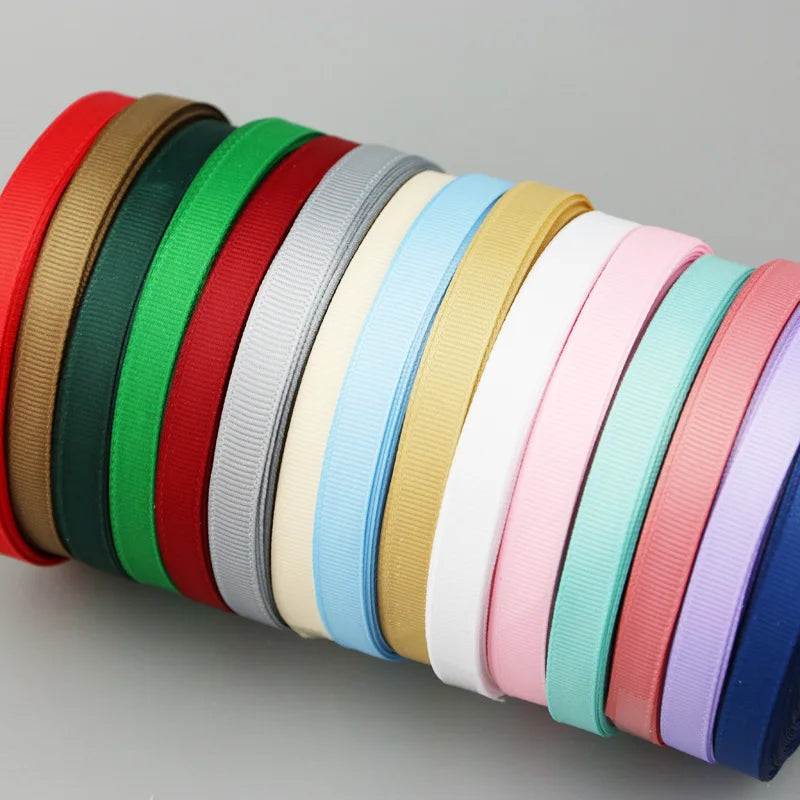 Grosgrain fabric ribbon gift wrap (25 yards/roll) 10mm