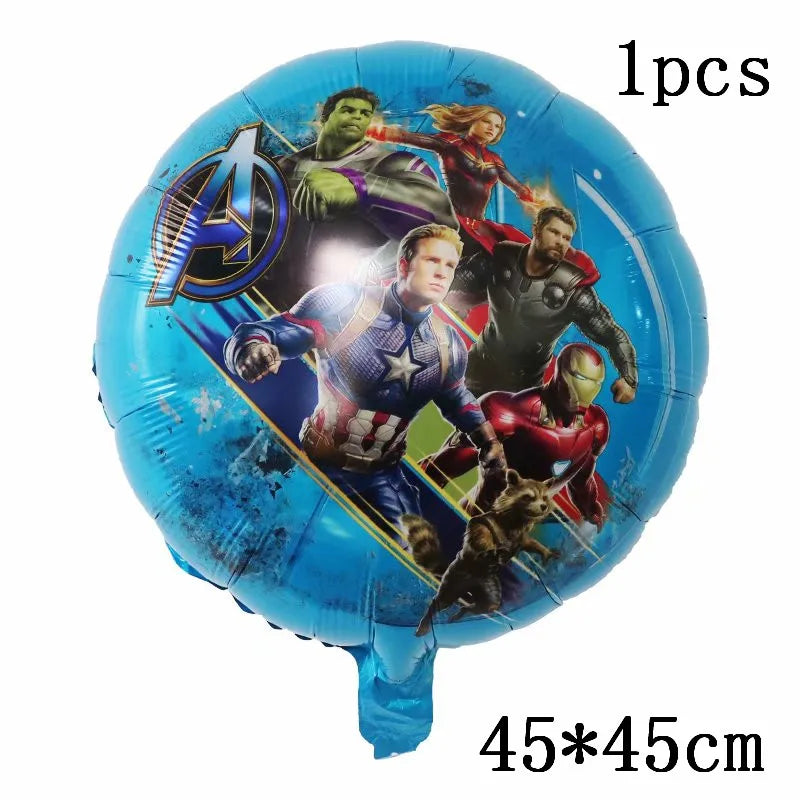 3D Superhero Foil Balloons – Spiderman & Iron Man