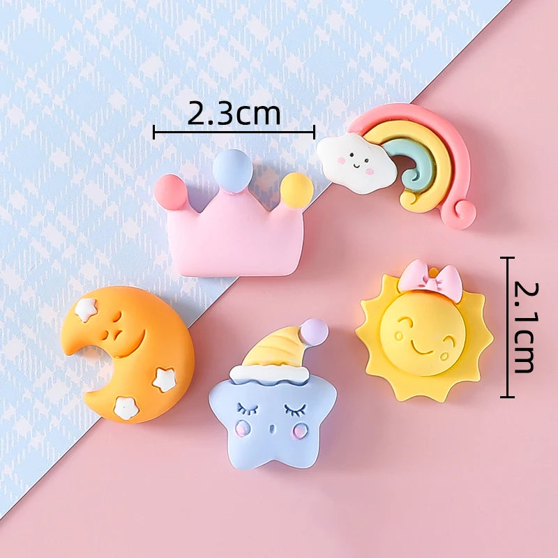 Smiling Face Cloud Rainbow Cake opper decoratings