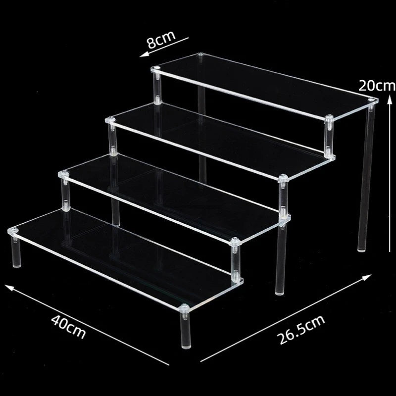 1-5 Tier Clear Acrylic Display Stand