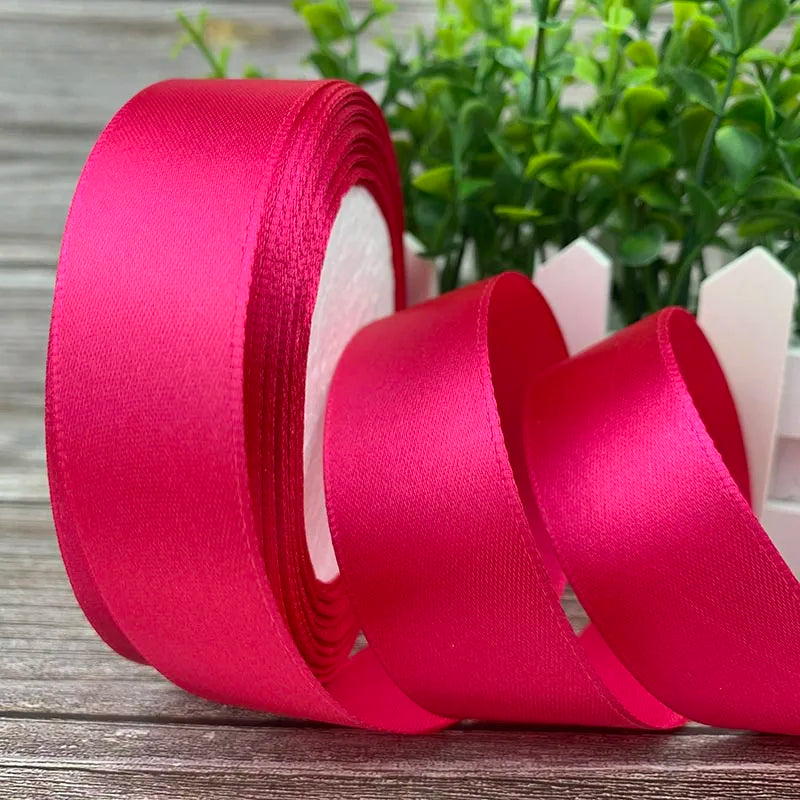 Satin ribbons 25 Yards/Roll