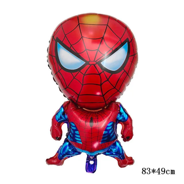 3D Superhero Foil Balloons – Spiderman & Iron Man