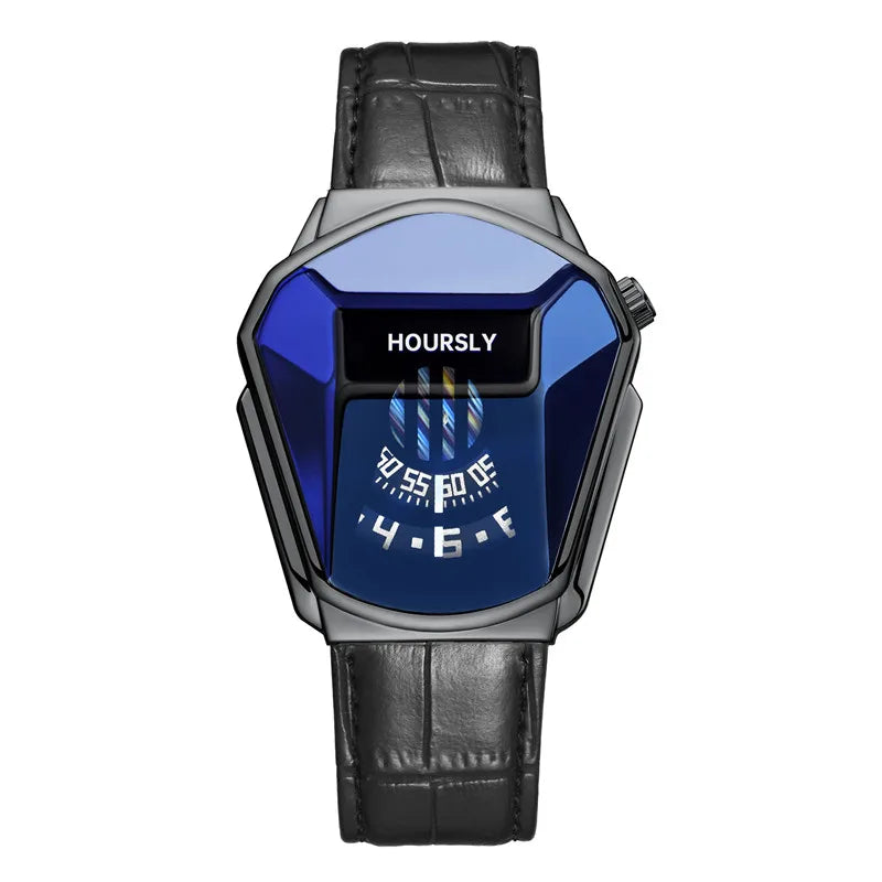Hoursly brand technology fashion Quartz luxury watch for men