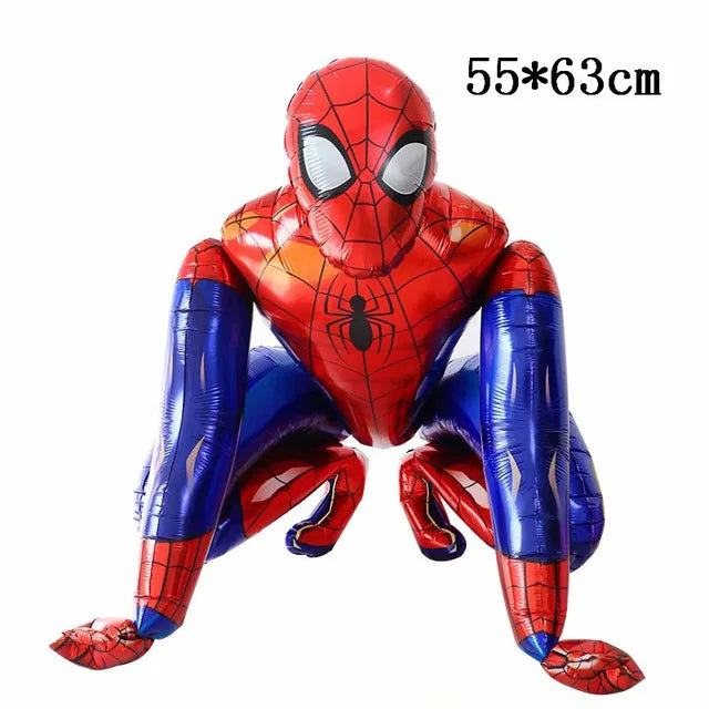3D Superhero Foil Balloons – Spiderman & Iron Man