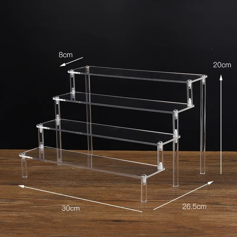 1-5 Tier Clear Acrylic Display Stand