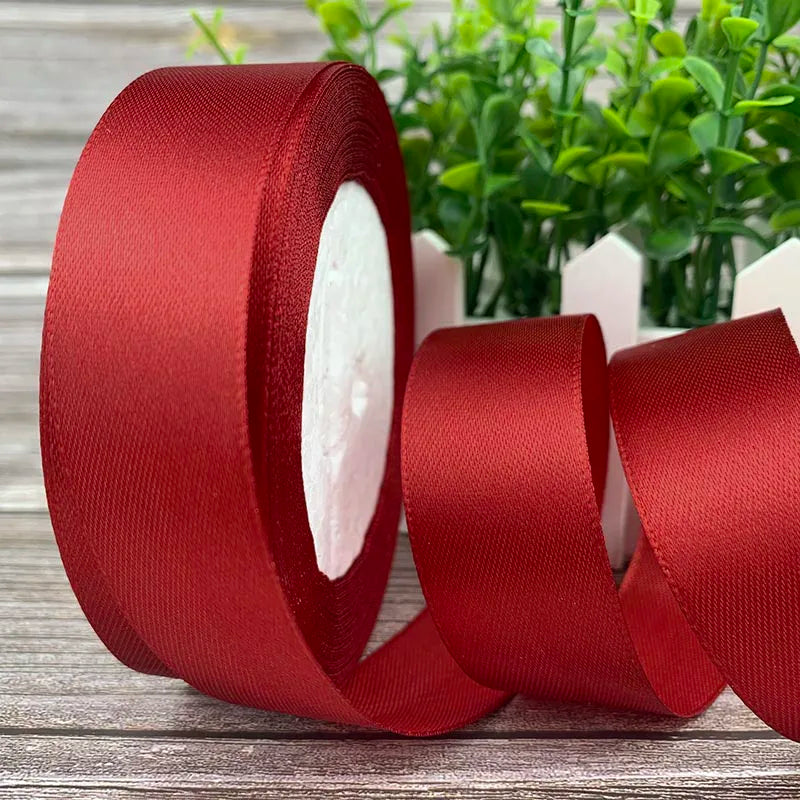Satin ribbons 25 Yards/Roll