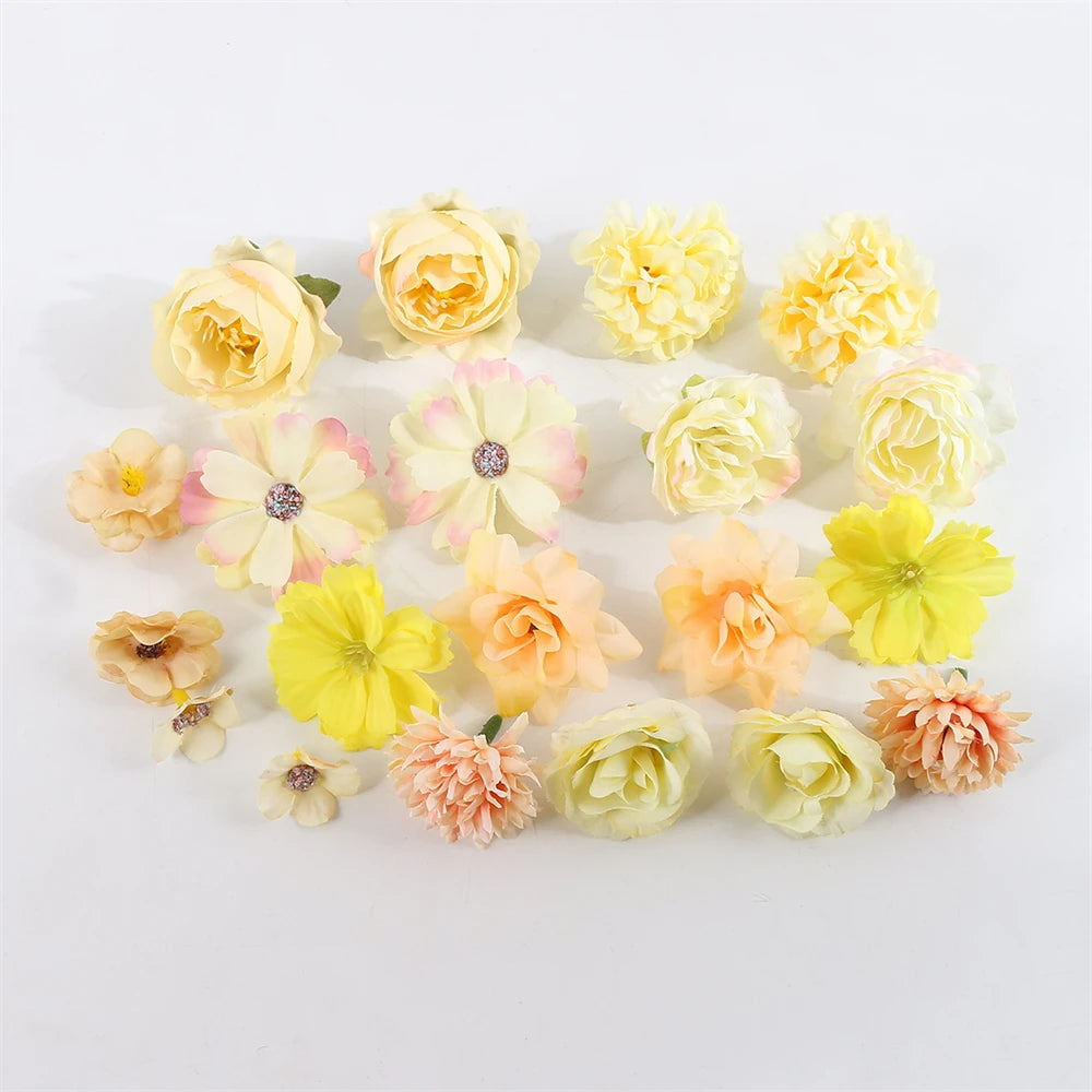 1Bag , Artificial flower head for decoration