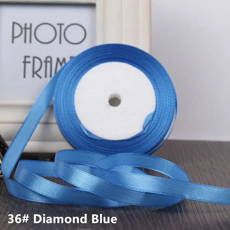 25Yards/Roll Grosgrain Satin ribbons wide6mm-50mm
