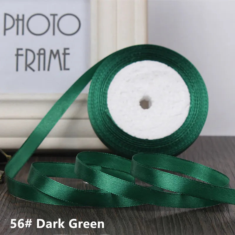 25Yards/Roll Grosgrain Satin ribbons wide6mm-50mm