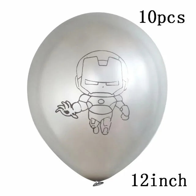 3D Superhero Foil Balloons – Spiderman & Iron Man