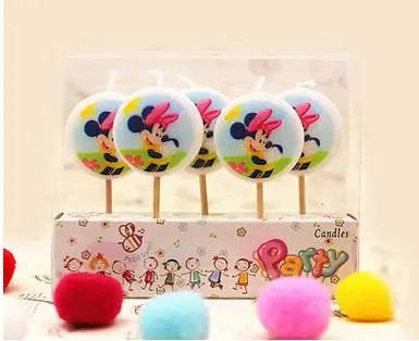 Mickey figure candles