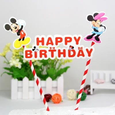 Mickey figure candles