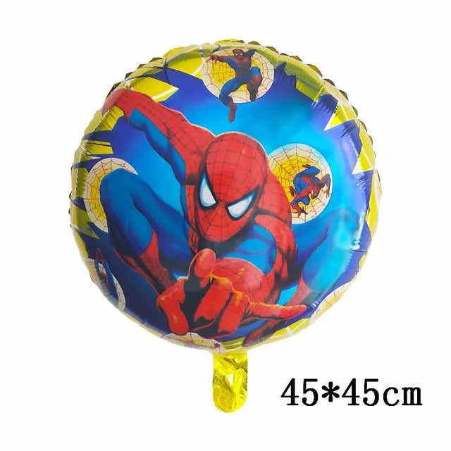 3D Superhero Foil Balloons – Spiderman & Iron Man