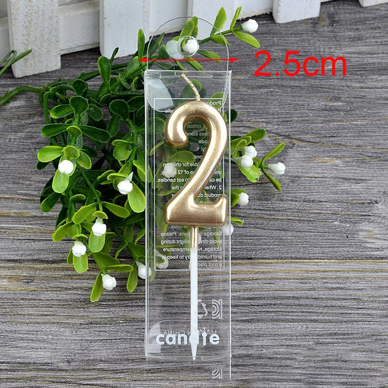 1Pcs number cake topper candles