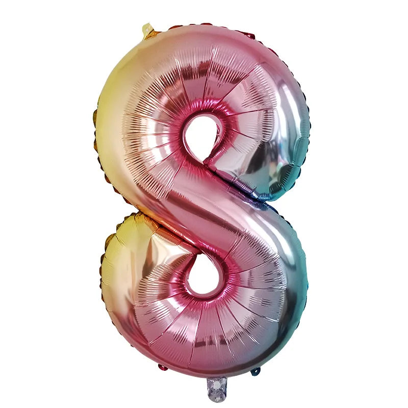 6pcs Unicorn balloon