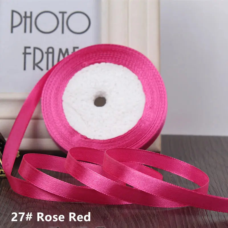 25Yards/Roll Grosgrain Satin ribbons wide6mm-50mm