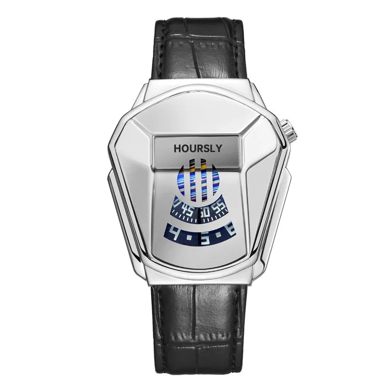 Hoursly brand technology fashion Quartz luxury watch for men