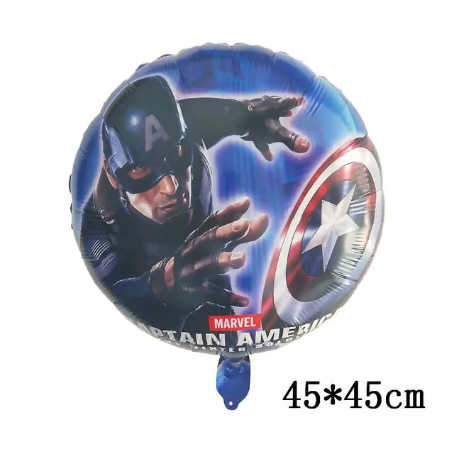 3D Superhero Foil Balloons – Spiderman & Iron Man