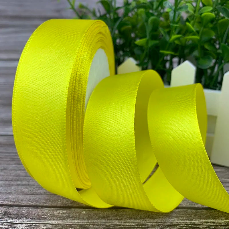Satin ribbons 25 Yards/Roll