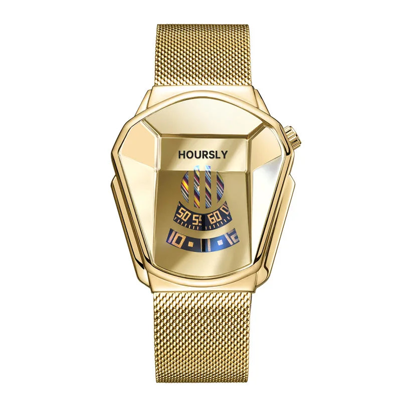 Hoursly brand technology fashion Quartz luxury watch for men