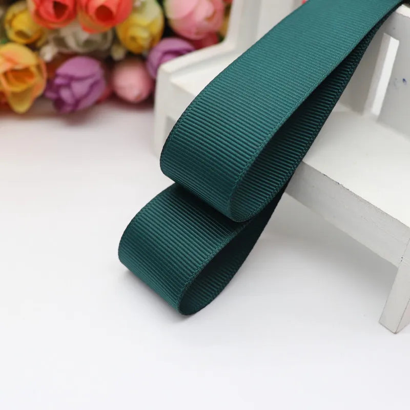 Solid color grosgrain 1-1/2" 38MM/25MM 10Yards Ribbons