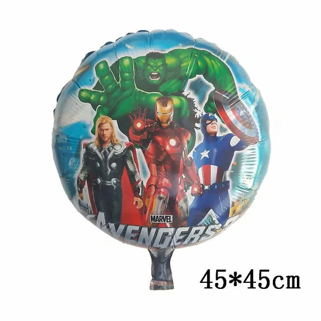 3D Superhero Foil Balloons – Spiderman & Iron Man