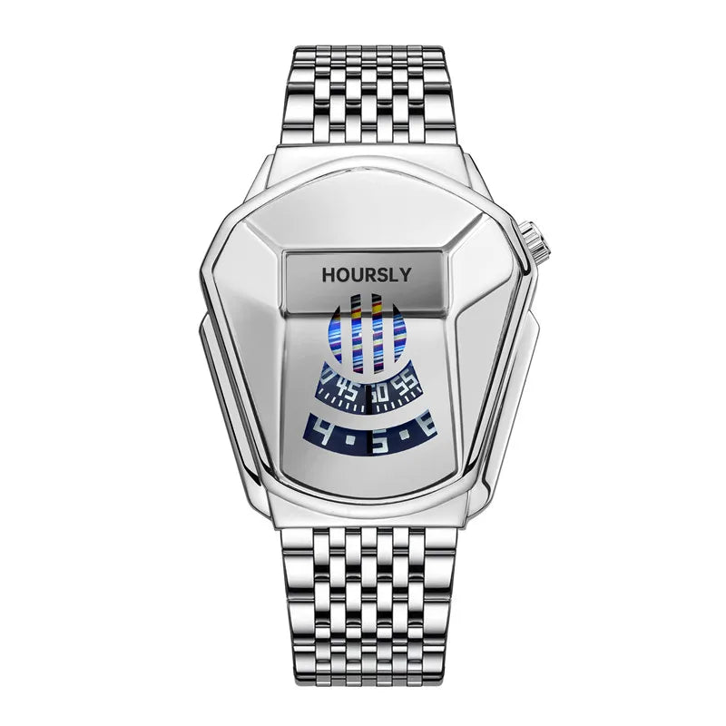 Hoursly brand technology fashion Quartz luxury watch for men