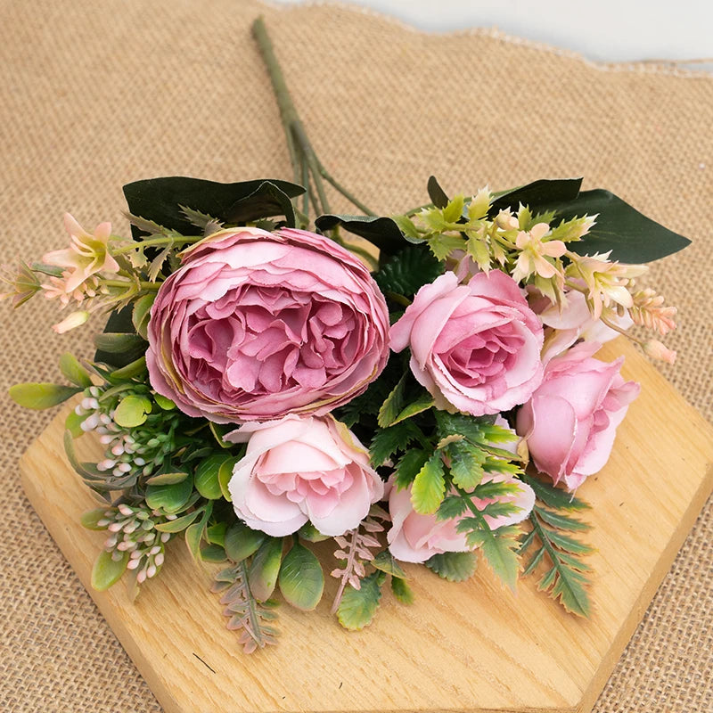 Silk Artificial rose flowers