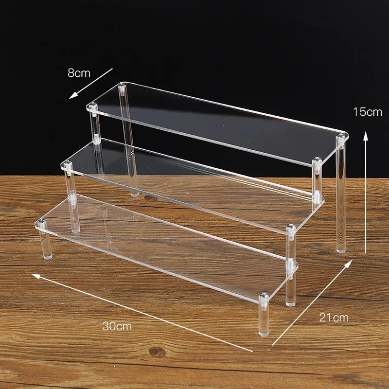 1-5 Tier Clear Acrylic Display Stand