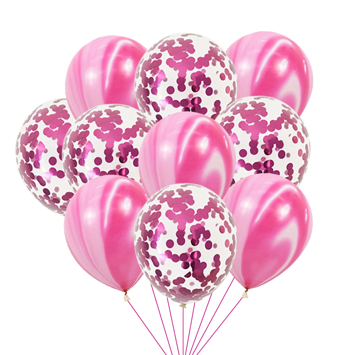 Agate Marble Balloons 40 Pcs