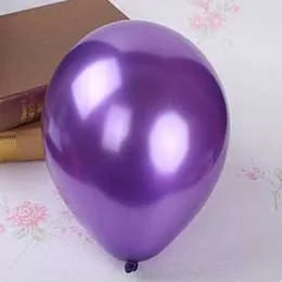 30–100PCS Pearl Balloons – White, Pink, Blue, Silver, Purple