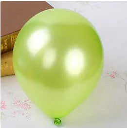 30–100PCS Pearl Balloons – White, Pink, Blue, Silver, Purple