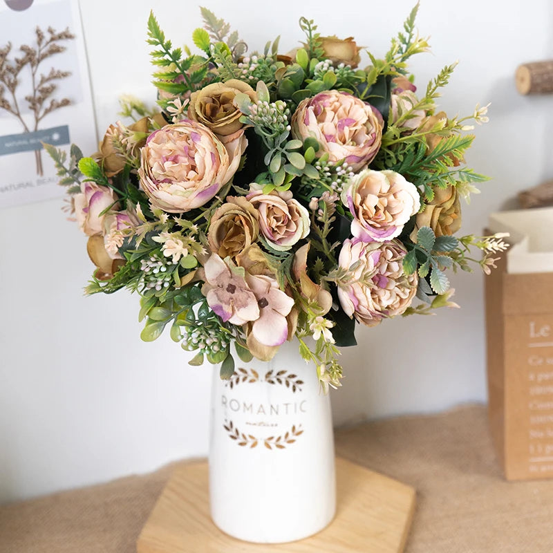 Silk Artificial rose flowers