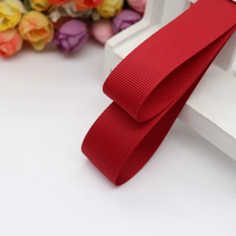 Solid color grosgrain 1-1/2" 38MM/25MM 10Yards Ribbons