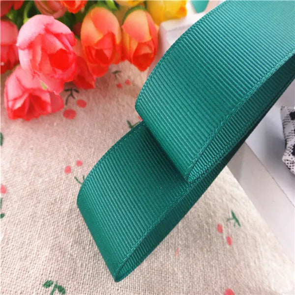 Solid color grosgrain 1-1/2" 38MM/25MM 10Yards Ribbons