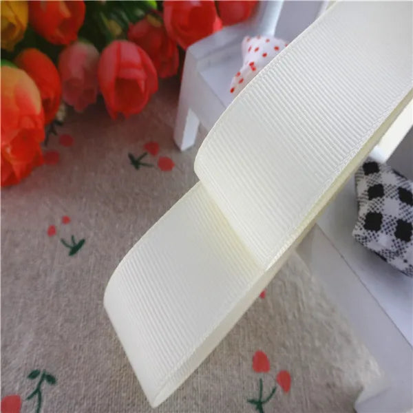 Solid color grosgrain 1-1/2" 38MM/25MM 10Yards Ribbons